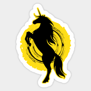 The unicorn horse Sticker